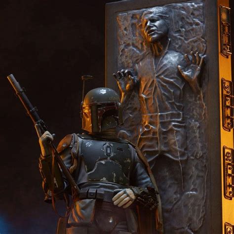 han solo carbonite|quarter scale 